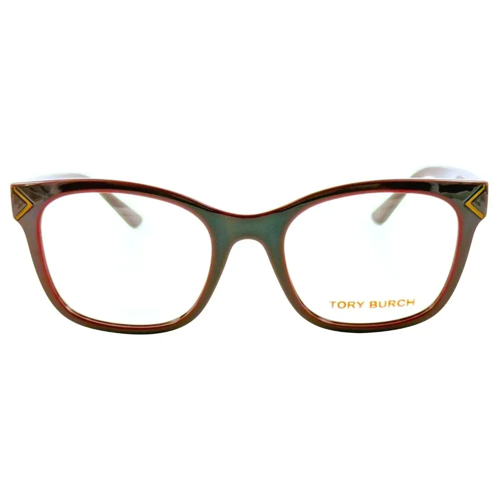Tory Burch TY4003 Womens Plastic Eyeglass Frame 1681 Bordeaux 51-19 Spring Hinge
